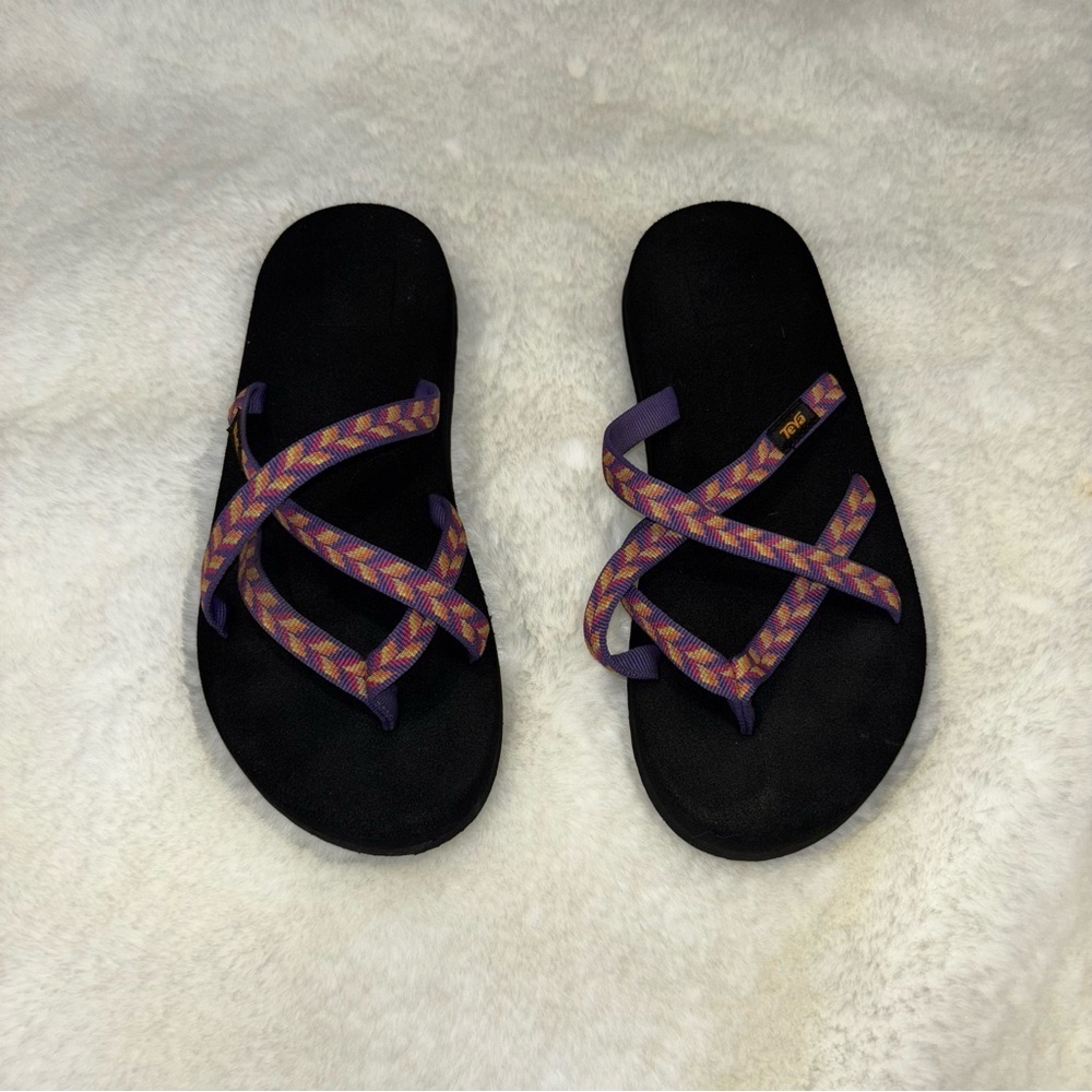 Teva Girls Strappy Sandals, Size 5
